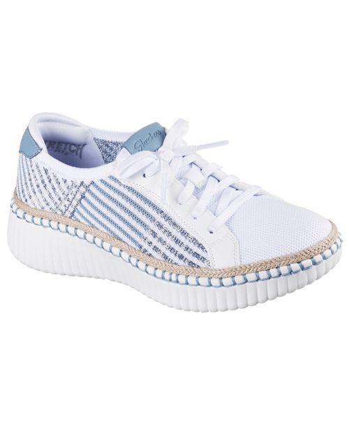 Women's Wilshire Blvd - Breezy Stroll Casual Sneakers from Finish Line - White, Blue
