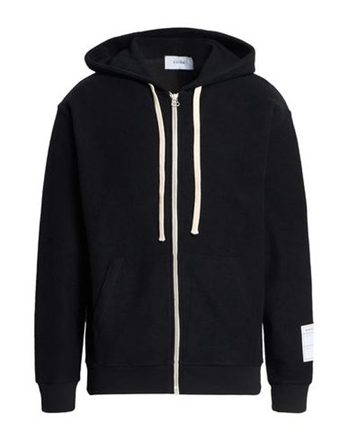 Man Sweatshirt Black Size S Cotton