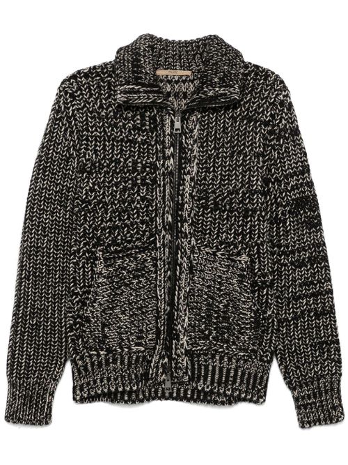 Chunky-knit cardigan - Black