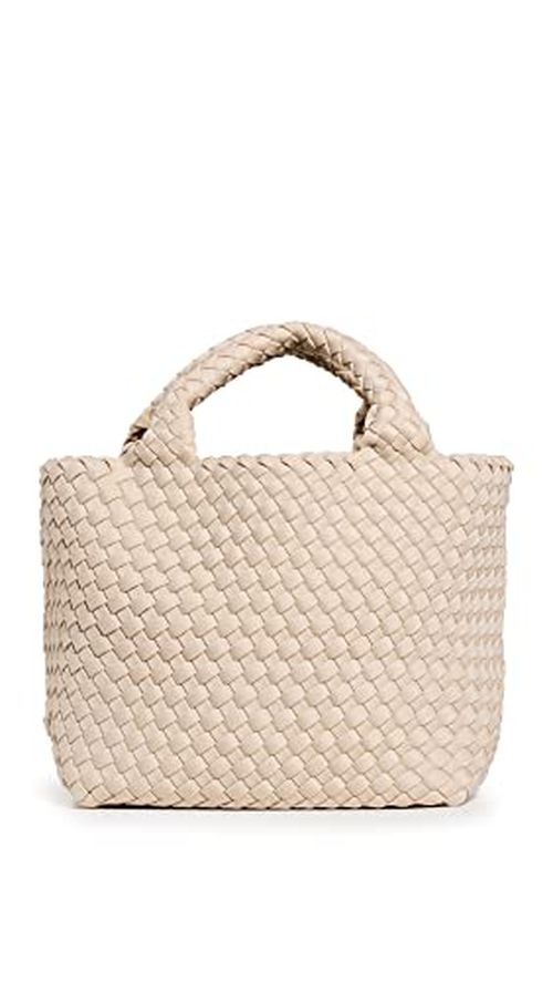 Naghedi Women's St Barths Mini Tote, Ecru, Off White, One Size