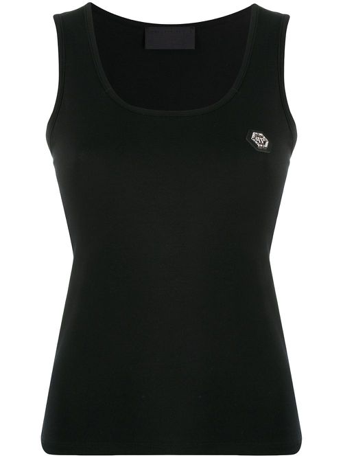 Logo tank top - Black