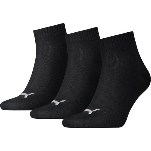 Puma Unisex Adult Quarter Training Ankle Socks Pack Black