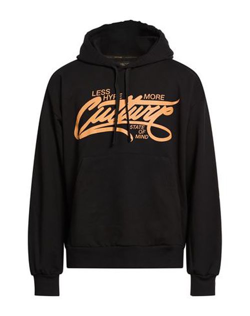 Man Sweatshirt Black Size L Cotton