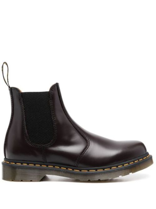 Slip-on leather boots