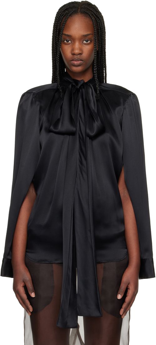 Black Double Blouse