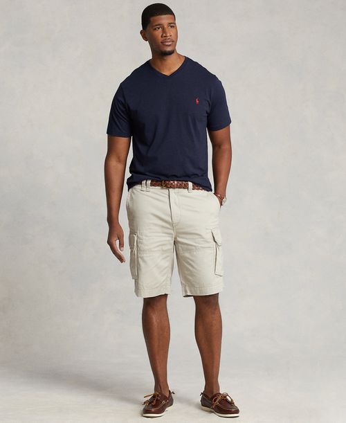 Men's Big & Tall Gellar Classic-Fit Twill Cargo Shorts - Classic Stone