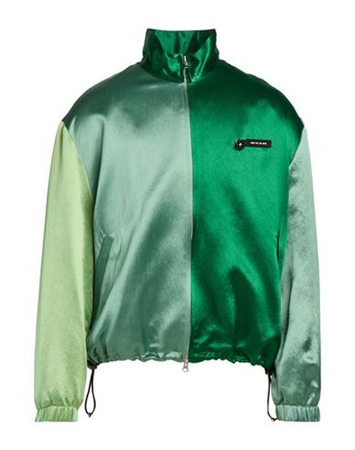 Man Jacket Green Size 38 Acetate