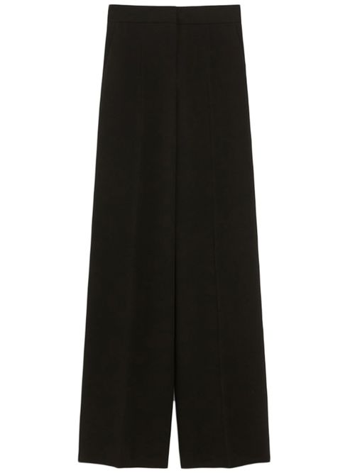 Max Mara Pianoforte Black Triacetate Straight Cady Pant