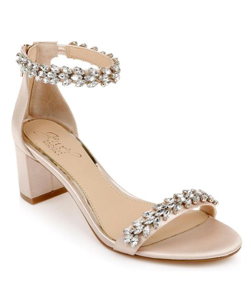Women's Bronwen Block Heel Evening Sandals - Champagne