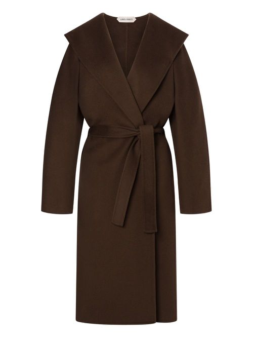 Wool-cashmere coat - Brown