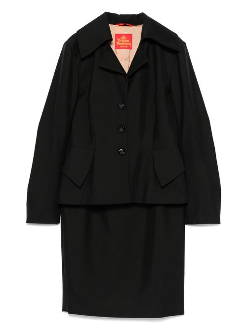1990s single-breasted suit - Black