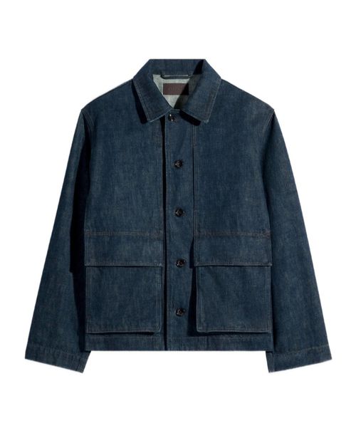 Boxy Denim Long Sleeved Jacket