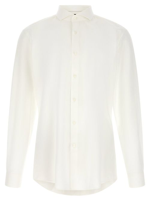 Stretch Cotton Shirt — White