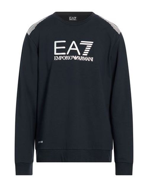 Man Sweatshirt Midnight blue Size 3XL Cotton, Polyester, Elastane