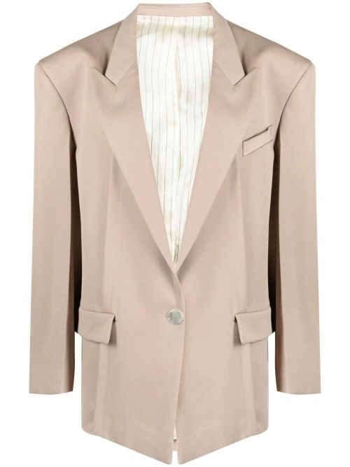 Glen Oversized Wool-twill Blazer