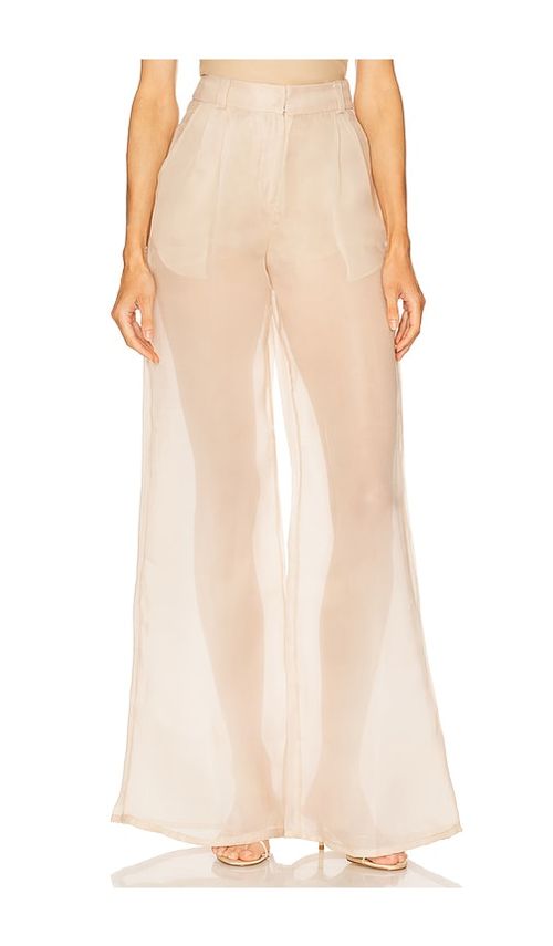 Mariandree Gaitan Guilia Pant in Nude. - XS also in M