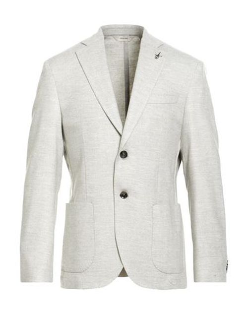 Man Blazer Light grey Size 40 Wool, Viscose, Polyester, Elastane