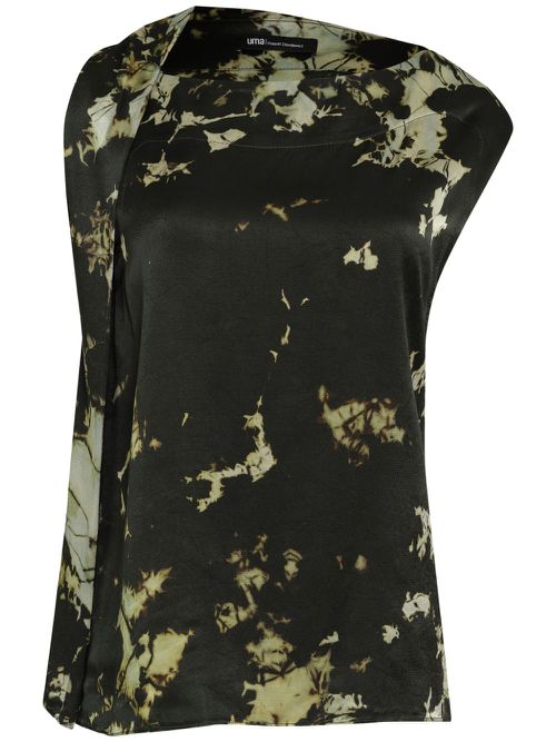 Tie-dye sleeveless top - Green