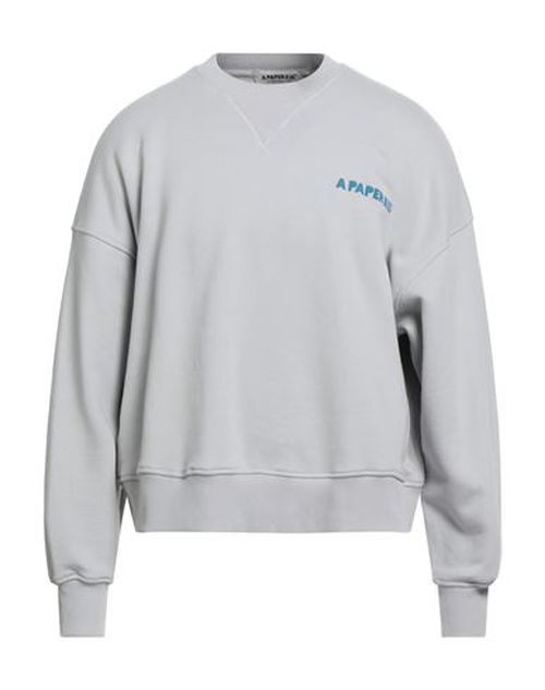 Man Sweatshirt Light grey Size M Cotton