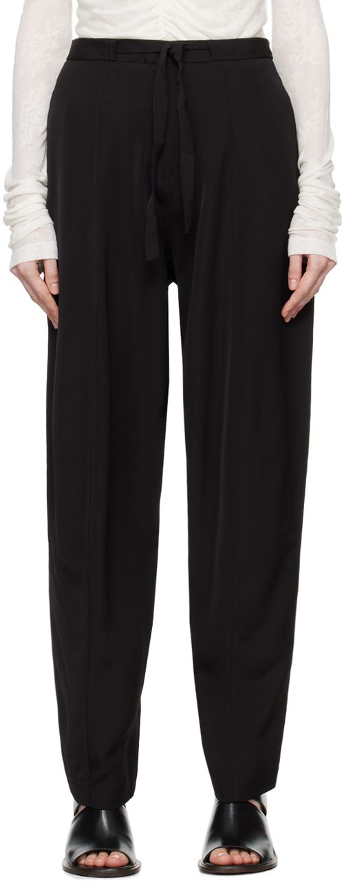 BITE Black Evening Belted Trousers