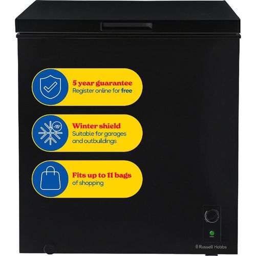 Chest Freezer 198L Suitable for Garages, Outbuildings RH198CF0E1