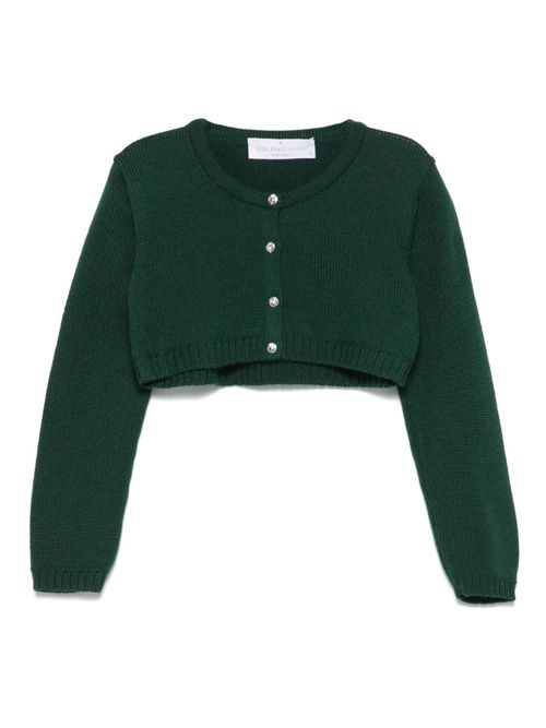 Cropped cardigan - Green