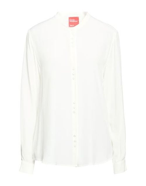 Woman Shirt Off white Size L Acetate, Silk