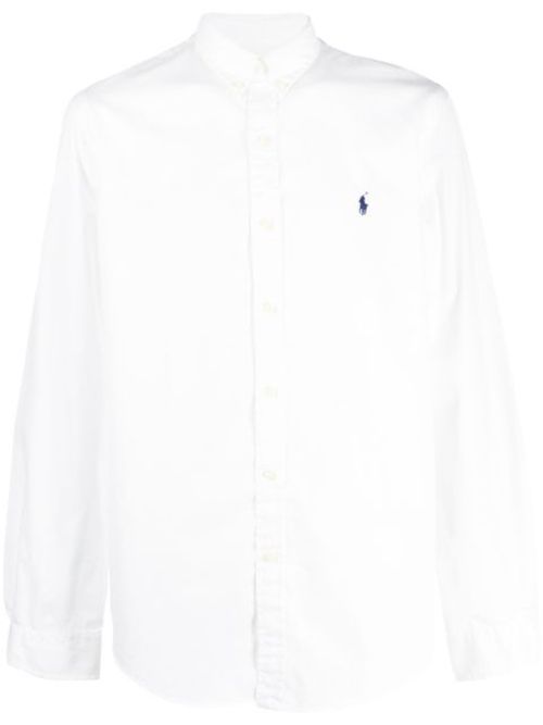 Logo-patch shirt