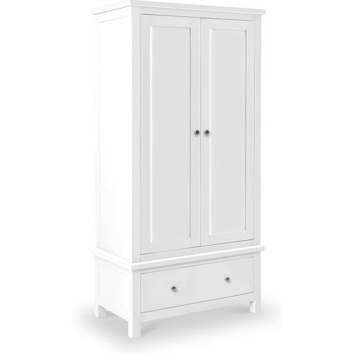 Cornish Double Wardrobe | Grey, White, Black | Roseland