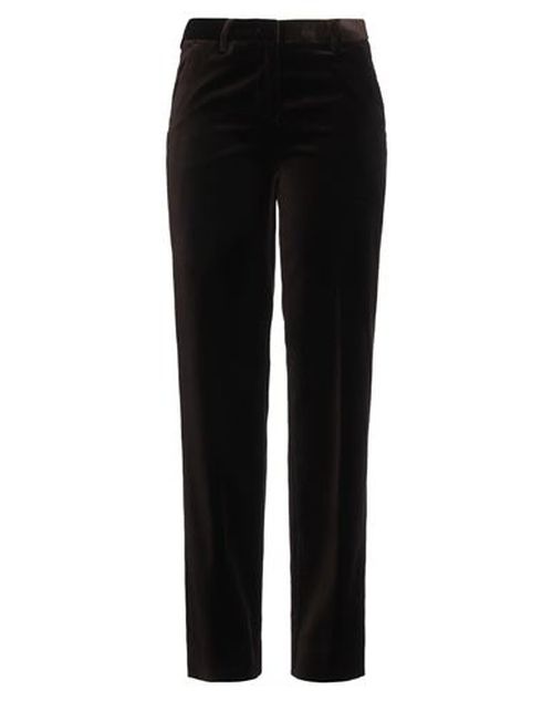 Lardini Woman Pants Dark brown Size 6 Cotton