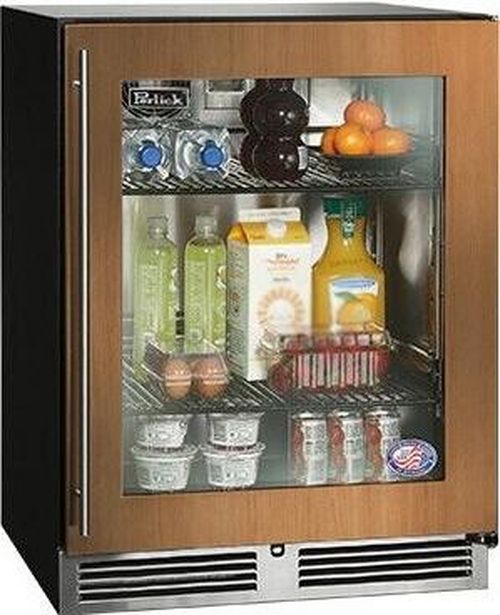 Perlick 24 Inch ADA Compliant 24" Built In Undercounter Counter Depth Compact All-Refrigerator HA24RB44RL