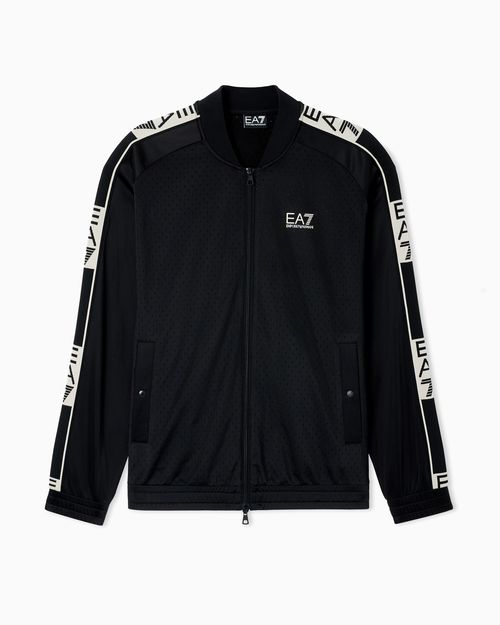 Graphic Series cotton zip-up sweatshirt