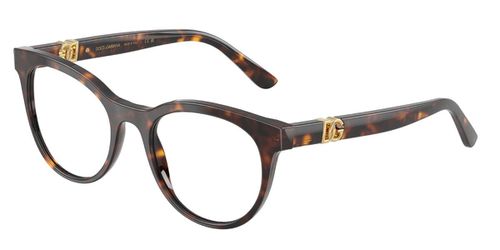 Dolce & Gabbana DG3399 502 Women’s Eyeglasses Tortoiseshell  50 - Blue Light Block Available