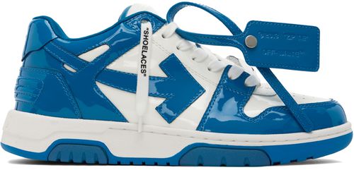 White & Blue Out Of Office Sneakers