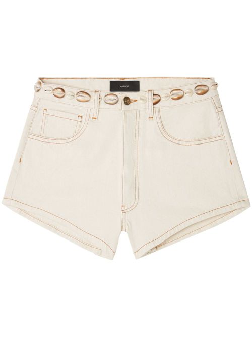 Ocean Dream denim shorts - Neutrals