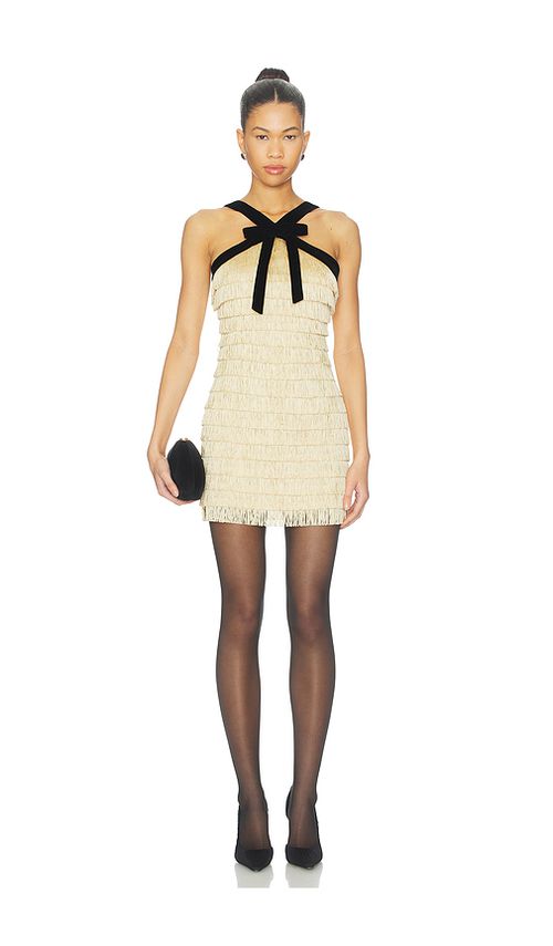 Maude Club Autumn Dress in Yellow. S. Also in