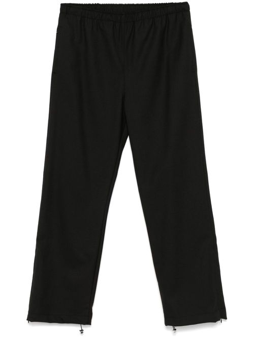 Straight-leg trousers - Black