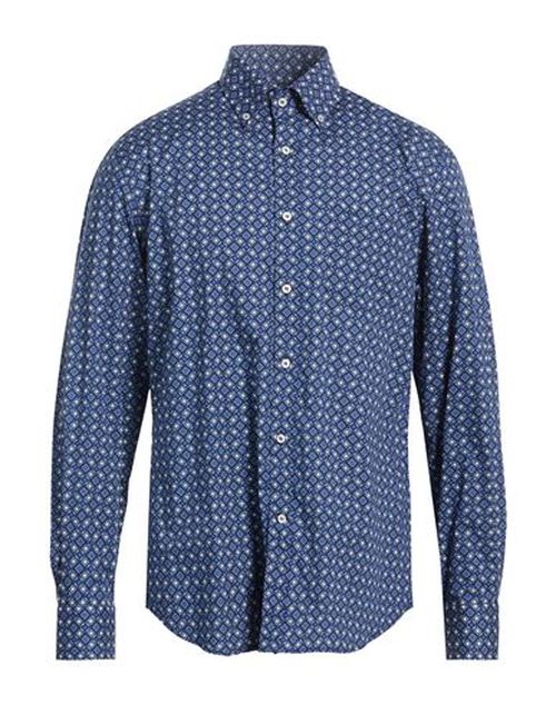 Man Shirt Midnight blue Size 16 ½ Cotton, Elastane