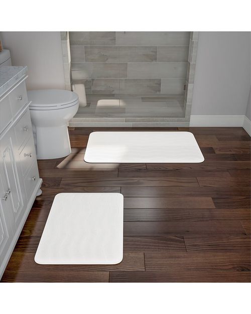 2Pc Soft Memory Foam Bath Mat Set