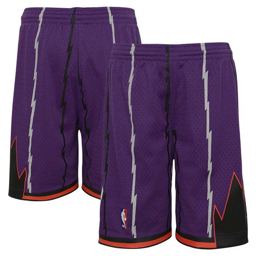 Youth Purple Toronto Raptors Hardwood Classics Swingman Shorts