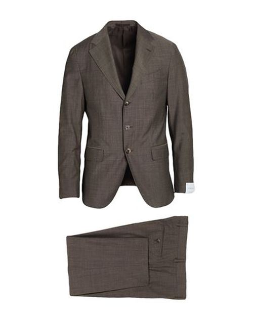 Man Suit Khaki Size 34 Super 130s Wool