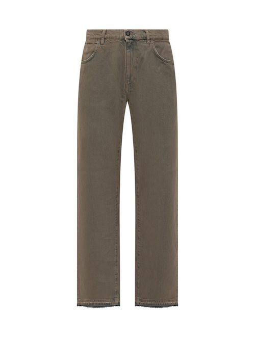 Brown Straight-Legged Pants