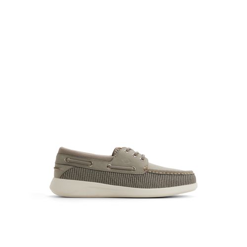 Harpoon 3-Eye Boat Shoe in Grey