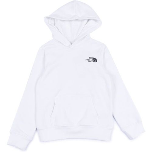 The North Face Kids Teen Box Nse reguliere hoodie Tnf wit/Tnf zwart