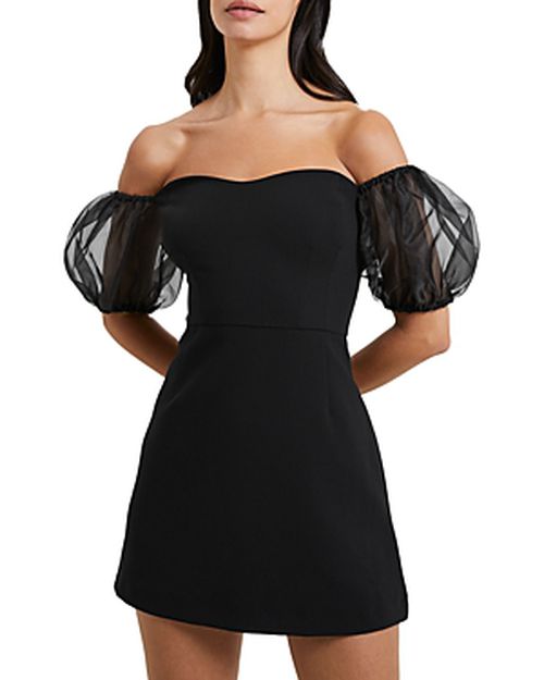 Whisper Puff Sleeve Dress