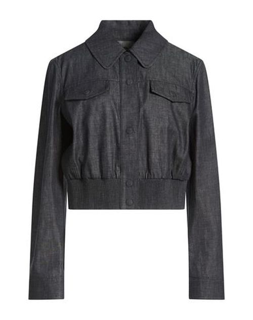 Woman Denim outerwear Blue Size 6 Cotton