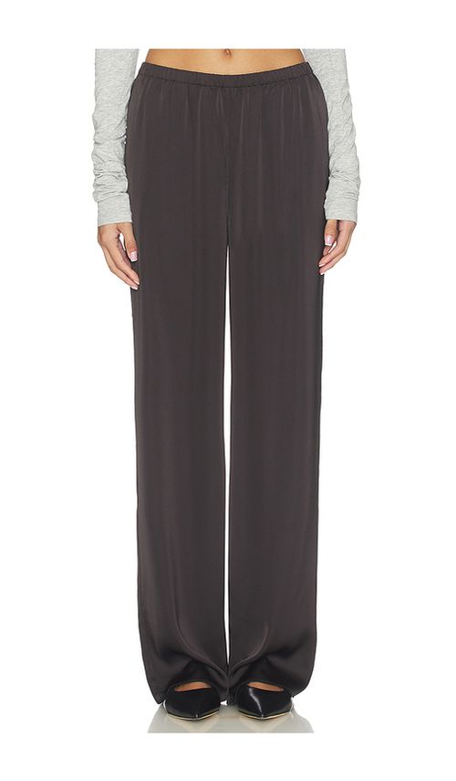 Favorite Daughter The Effortless Wide Leg in Taupe. L. Also in M, S