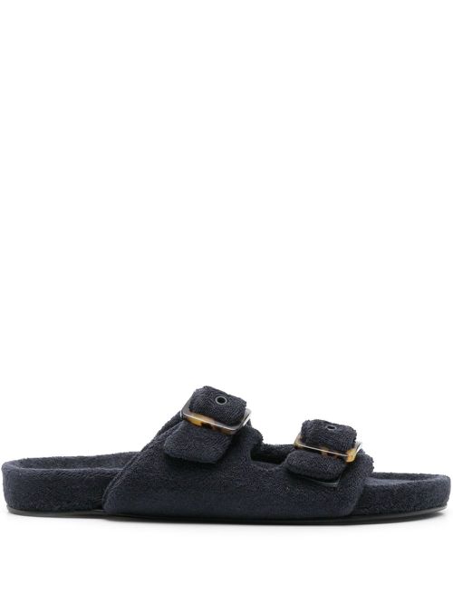 French terry slides - Blue