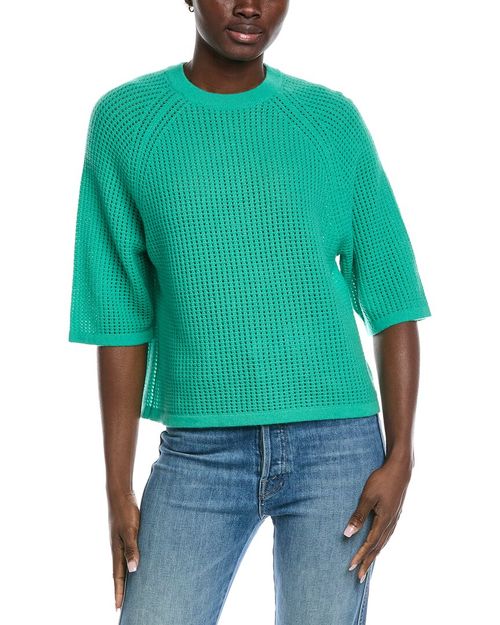 Mesh Cashmere Sweater