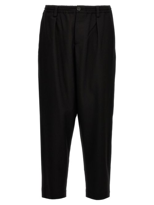 Tropical Wool Crop Pants